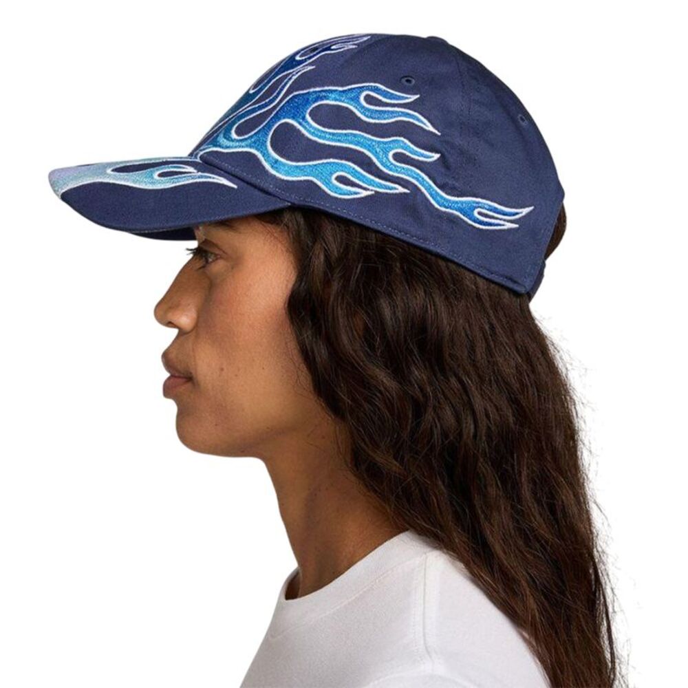 Nike Unisex Adult Club Flames Baseball Cap / Navy Blue - Picture 6 of 6